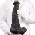 Duże czarne dildo silikonowe