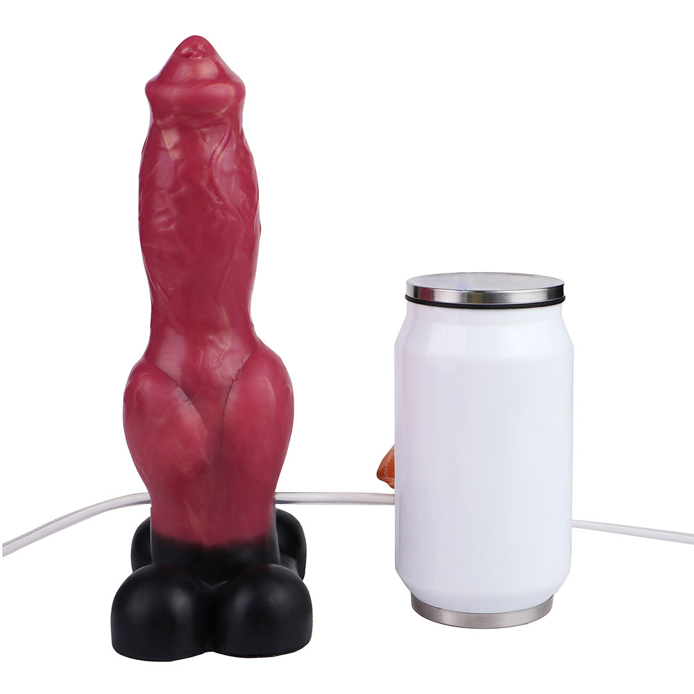 Skala pompowanego dildo fantasy przy puszce
