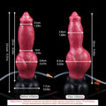 Wymiary pompowanego dildo fantasy 23,4 cm