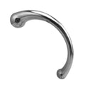 Zakrzywione metalowe dildo widziane z góry