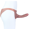 Wydrążone wnętrze dildo w majtkach strap-on