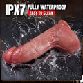 Wodoodporne dildo wibrujące IPX7 z przyssawką