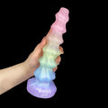 Elastyczne silikonowe dildo z węzłami
