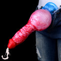 Funkcja wytrysku w pompowanym dildo fantasy