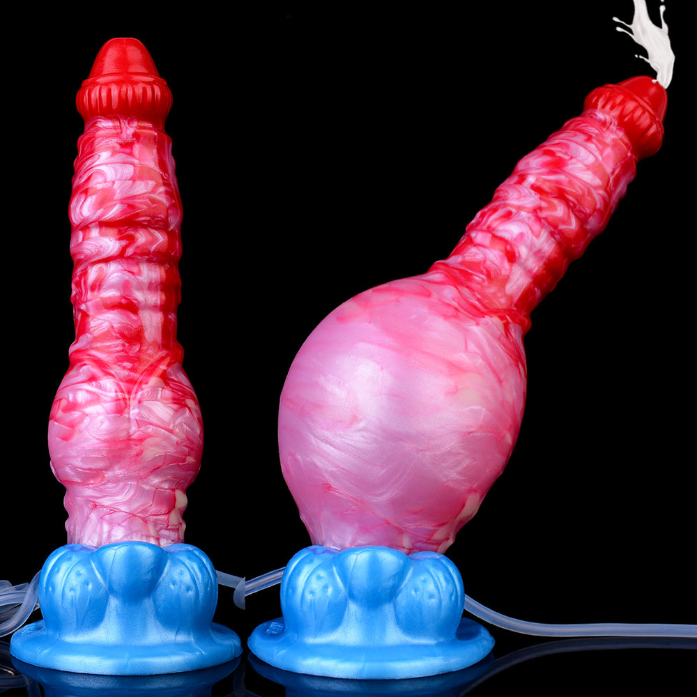 Profil dildo fantasy przed i po napompowaniu