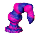Dog dildo z trzema węzłami i przyssawką