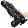 Zbliżenie realistycznej końcówki dildo