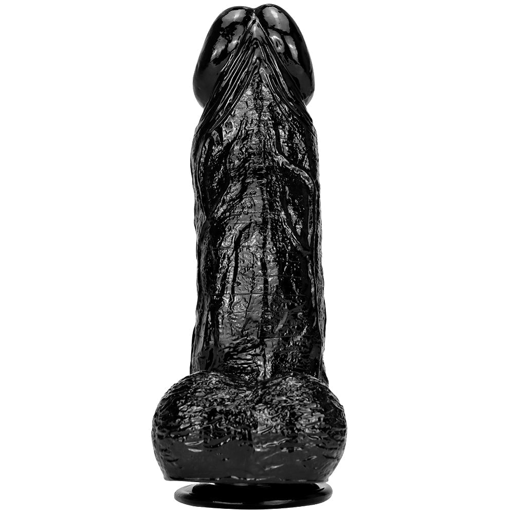 Żyłkowana tekstura realistycznego dildo