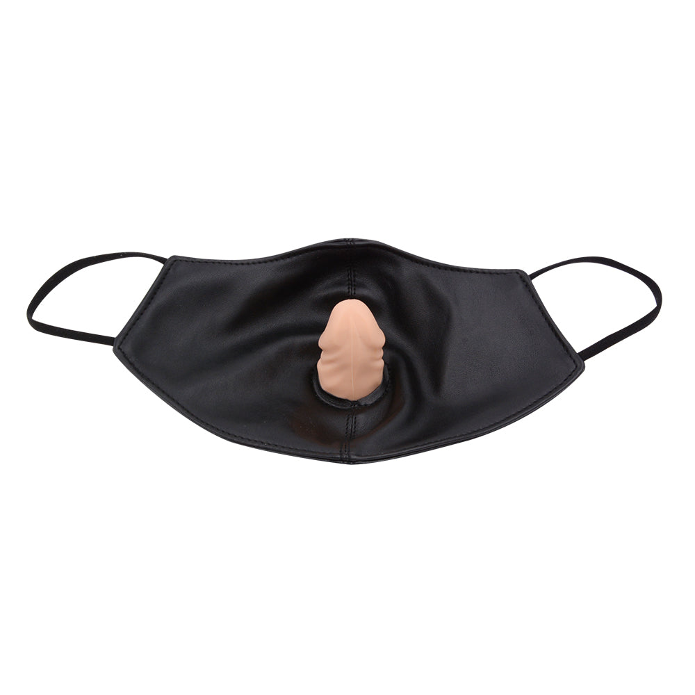Cielisty krótki knebel do maski BDSM