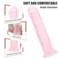 Realistyczna faktura różowego dildo TPR