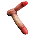 Profil brązowego dwustronnego dildo