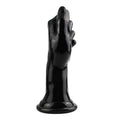 Czarne dildo w kształcie pięści – profil