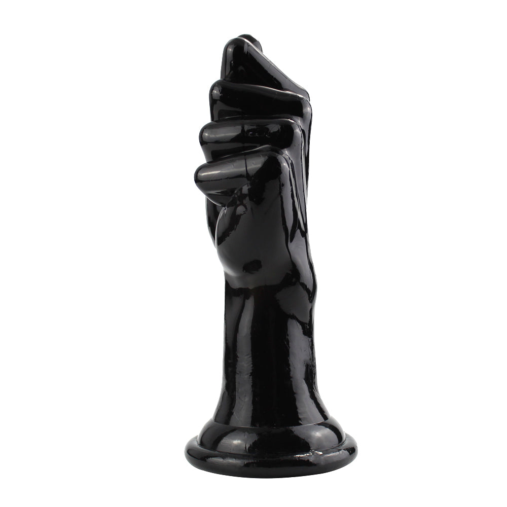 Czarne duże dildo w kształcie pięści – 24 cm