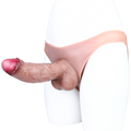Dopasowanie majtek z dildo do ciała
