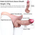 Wymiary realistycznych majtek z dildo
