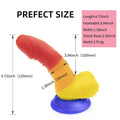 Wymiary małego dildo – 12 cm długości