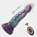 Tentacle dildo z wibracjami, pilotem i ruchem posuwistym