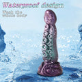 Wodoodporne dildo z mackami i przyssawką