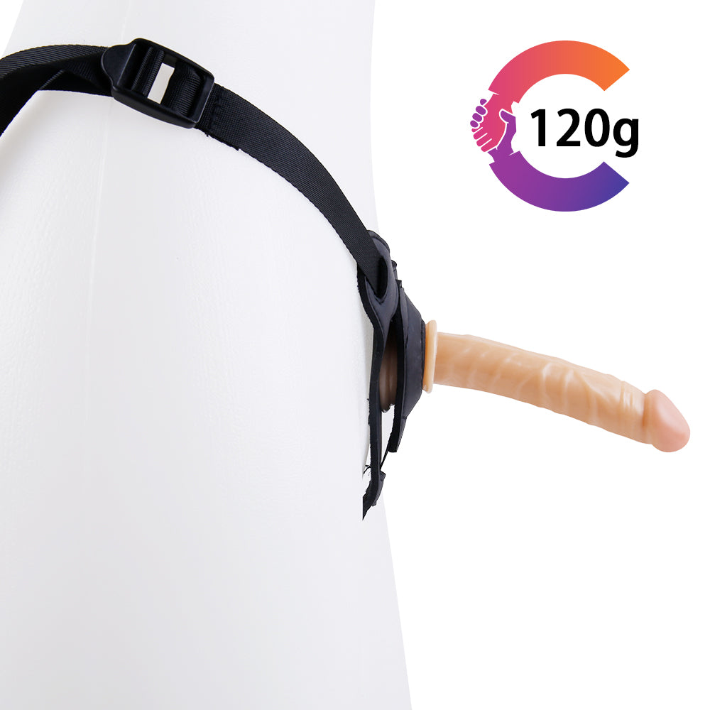 Cieliste dildo strap-on o masie 120 g