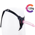 Różowy wariant małego dildo strap-on