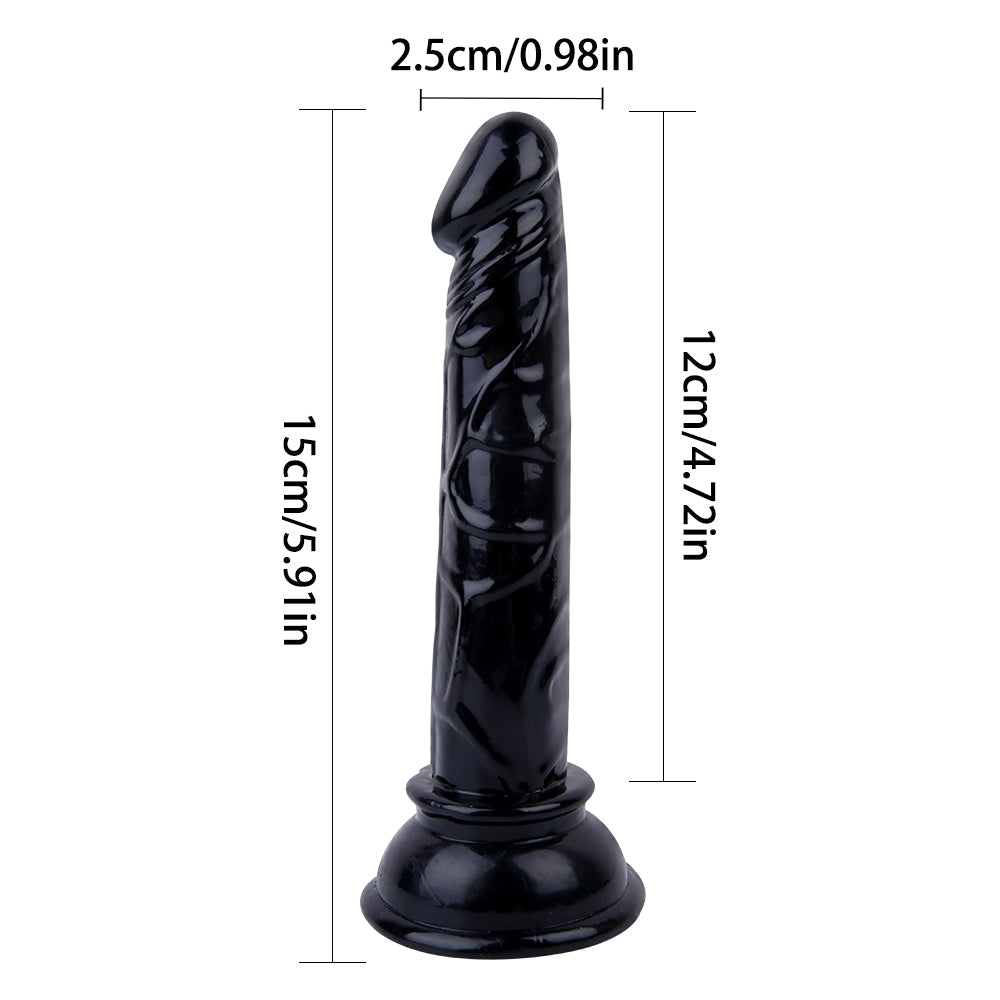 Wymiary małego dildo strap-on 15 cm