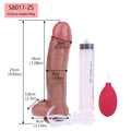 Wymiary realistycznego dildo z wytryskiem