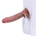 Zakrzywiony profil dildo z funkcją wytrysku