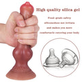 Elastyczny silikonowy korpus realistycznego dildo