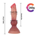 Wymiary realistycznego dildo o długości 19 cm