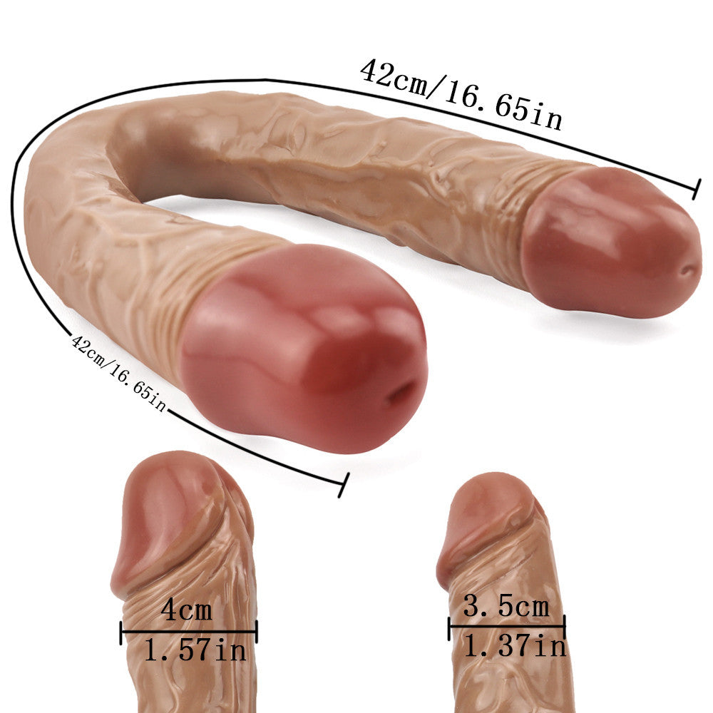 Wymiary realistycznego dildo dwustronnego