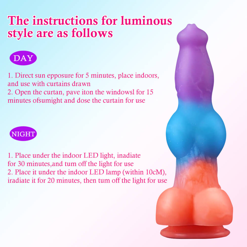 Instrukcja aktywowania efektu świecenia dildo