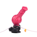 Profil czerwonego dildo wilczego z węzłem